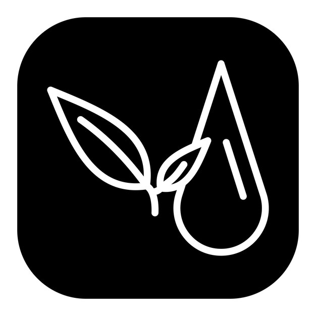 Iconos de vectores de productos orgánicos