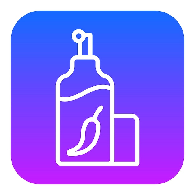 Iconos de los vectores de pulverización de pimienta