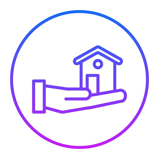 Iconos de vectores de refugio