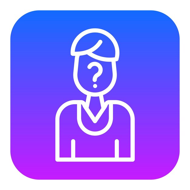 Iconos de vectores sospechosos