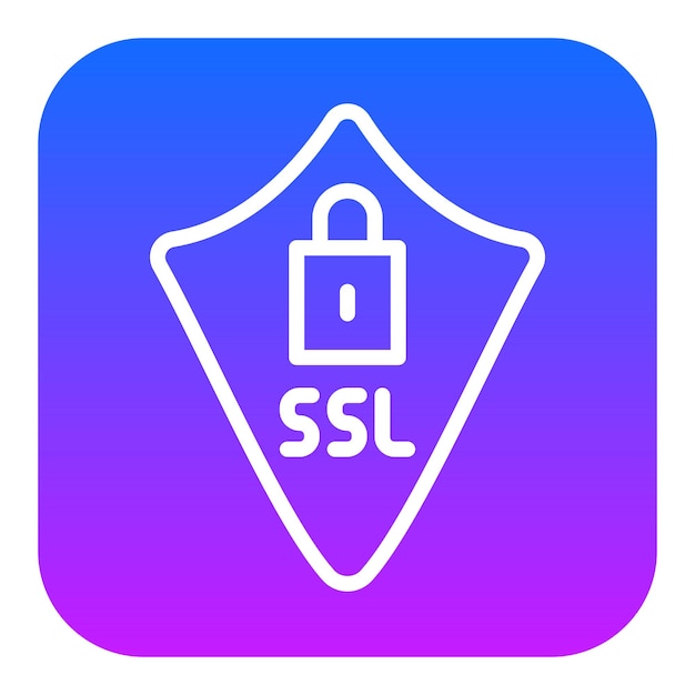 Iconos de vectores SSL