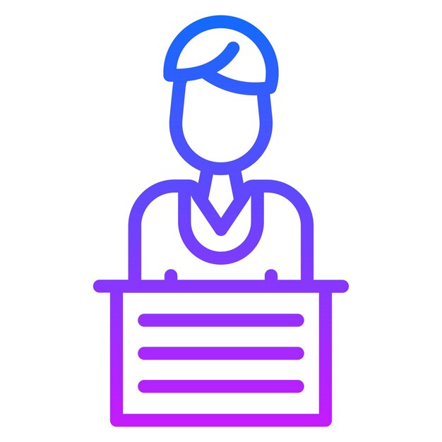 Iconos de vectores de testigos
