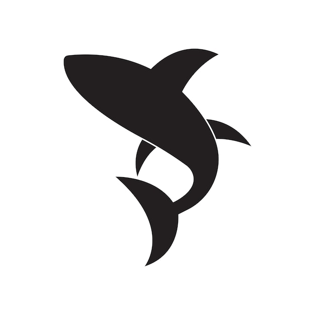 Iconos de vectores de tiburones