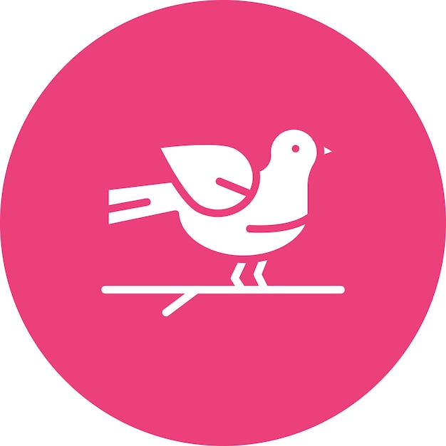 Iconos vectoriales de aves de primavera Ilustración del conjunto de iconos de primavera