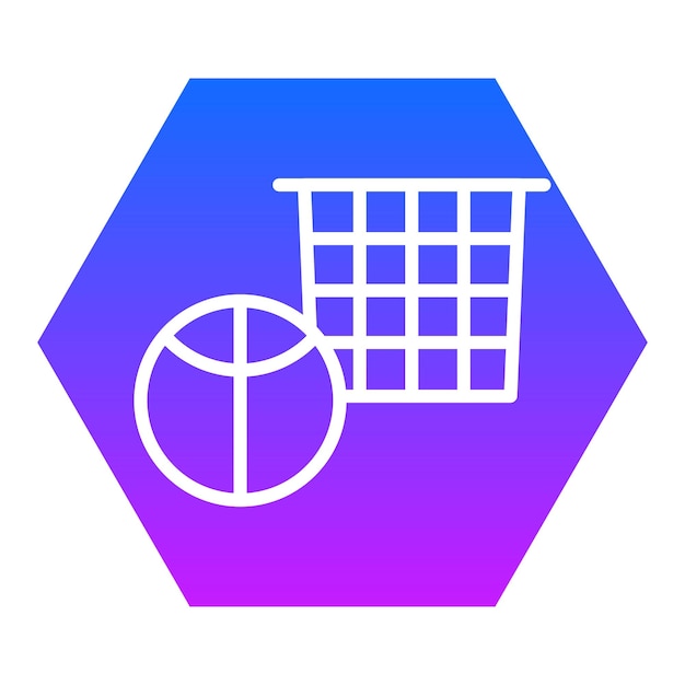 Iconos vectoriales de baloncesto
