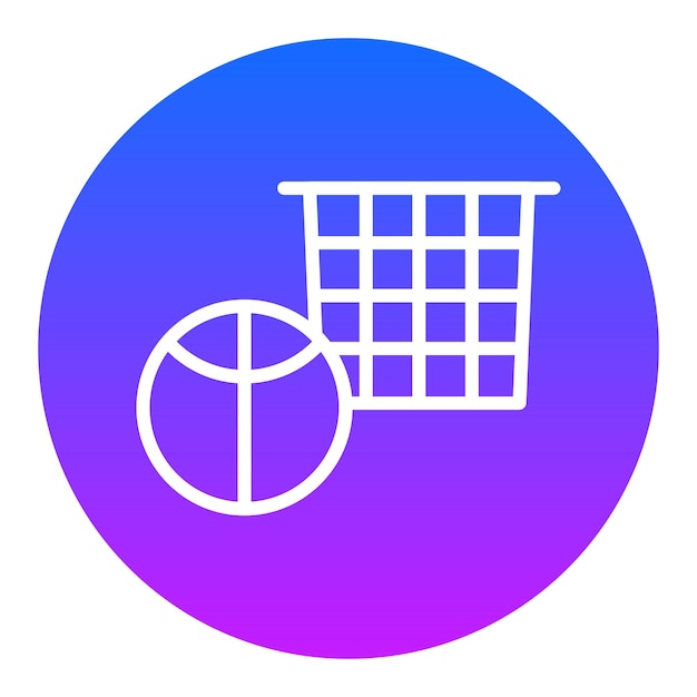 Iconos vectoriales de baloncesto
