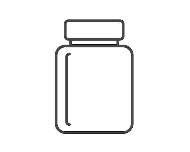 Iconos vectoriales de belleza, cosméticos y cuidado. Botella de crema facial, loción para el cuerpo, spray, pomada, pasta.