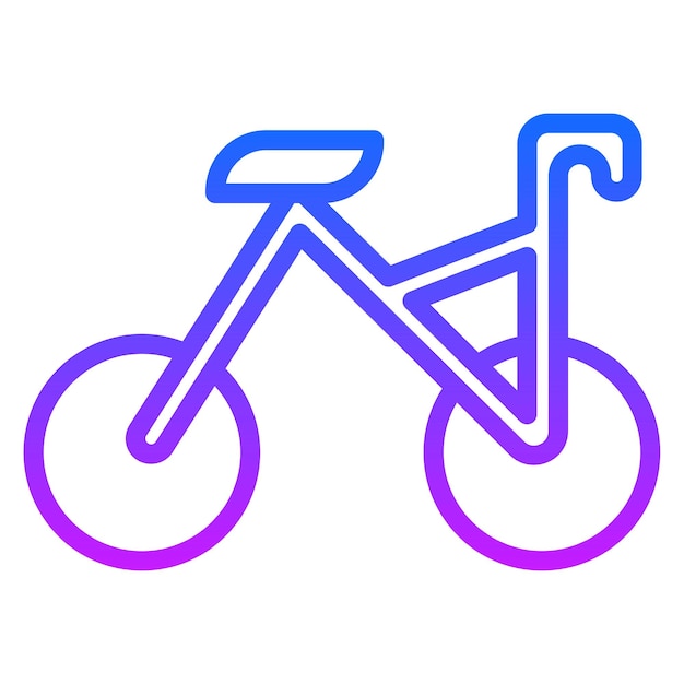 Iconos vectoriales de bicicletas