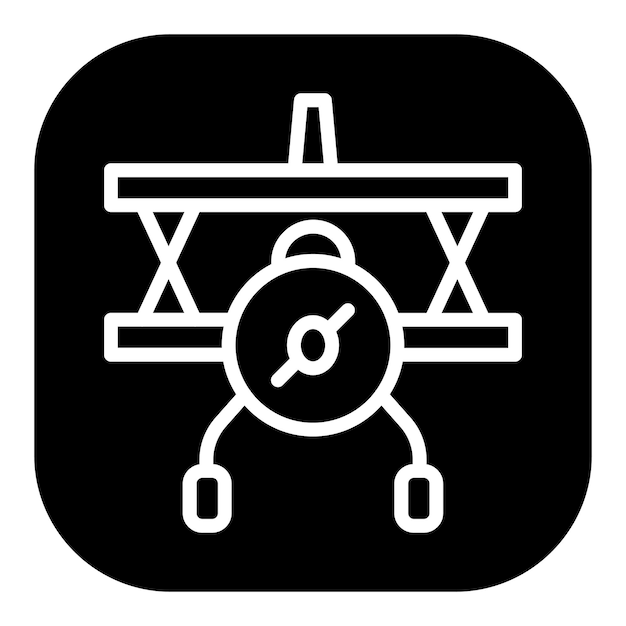 Iconos vectoriales biplanos