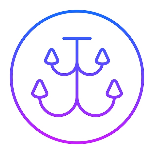 Iconos vectoriales de Cahndelier