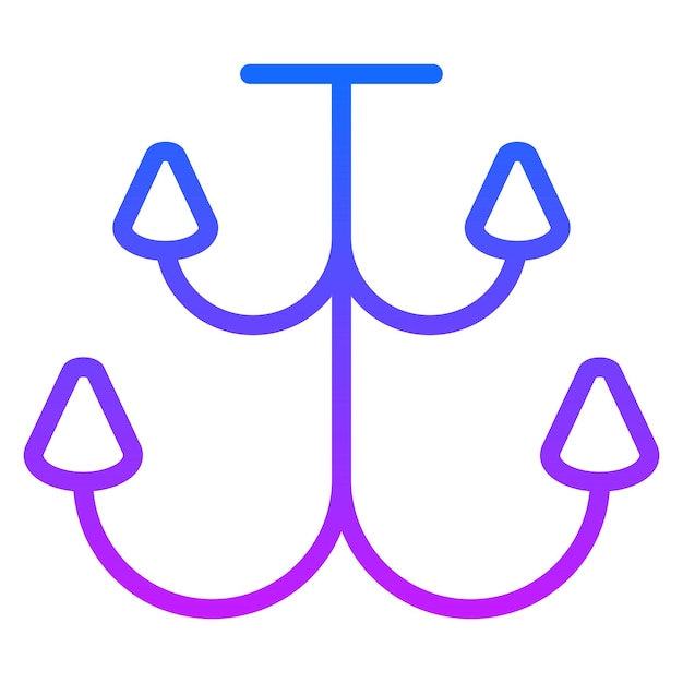 Iconos vectoriales de Cahndelier