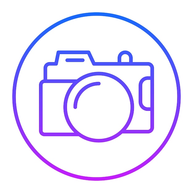Iconos vectoriales de la cámara
