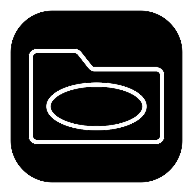 Iconos vectoriales de la carpeta