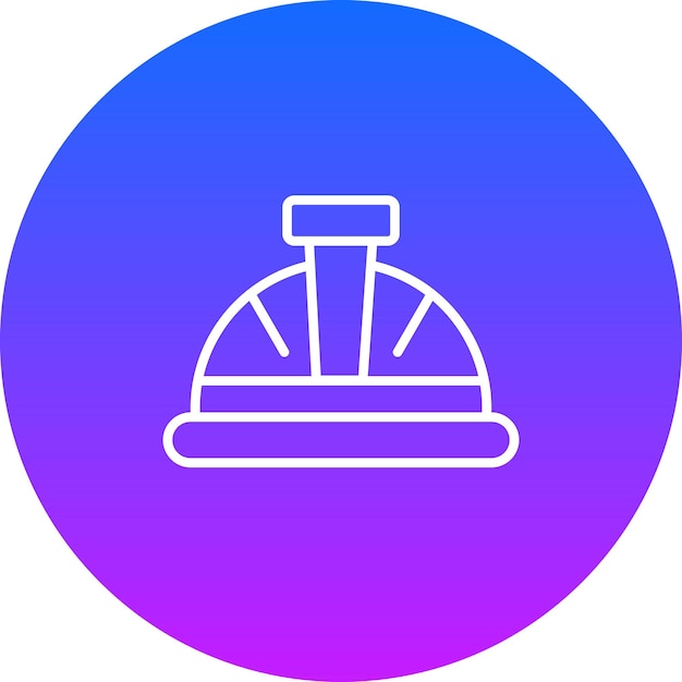 Iconos vectoriales del casco