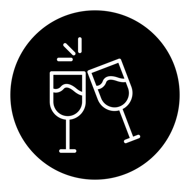 Los íconos vectoriales de Cheers