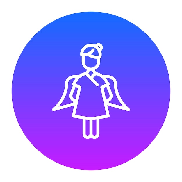 Iconos vectoriales de las chicas de Pascua