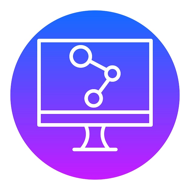 Iconos vectoriales de las ciencias de la computación