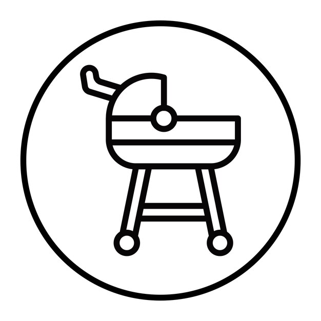 Iconos vectoriales del cochecito