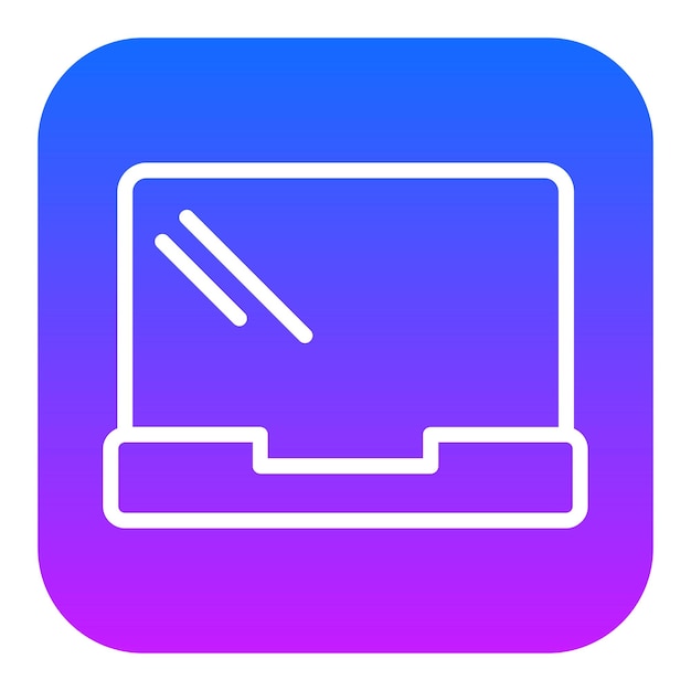 Iconos vectoriales de las computadoras portátiles