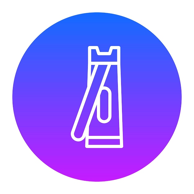 Iconos vectoriales del cortador de uñas