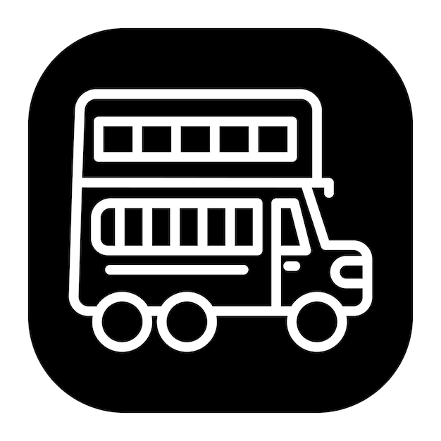 Iconos vectoriales de dos pisos