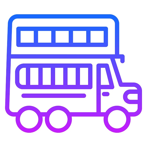 Iconos vectoriales de dos pisos