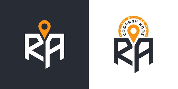 Iconos vectoriales duales para el reclutamiento y la navegación