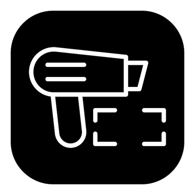 Iconos vectoriales del escáner de códigos de barras