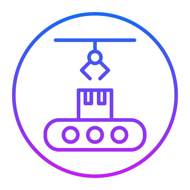 Iconos vectoriales de fabricación