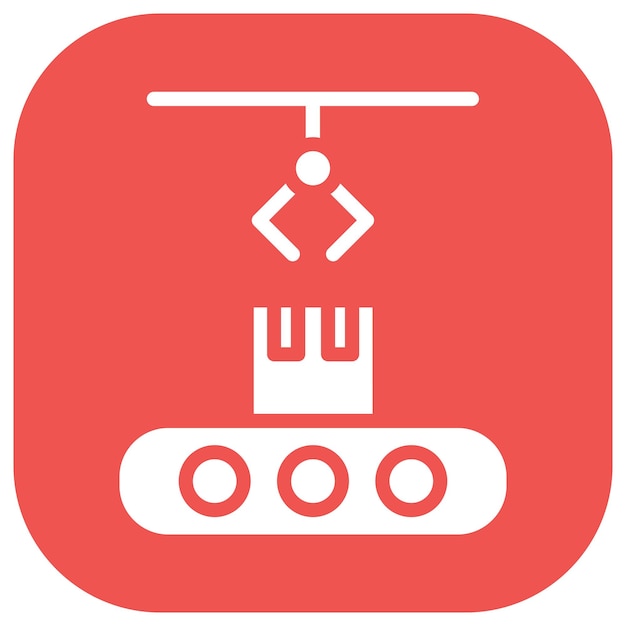 Iconos vectoriales de fabricación