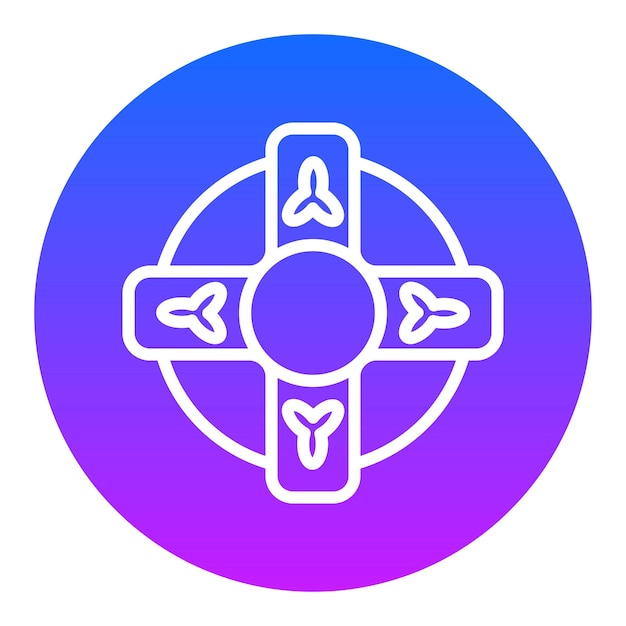 Iconos vectoriales de fuentes celtas