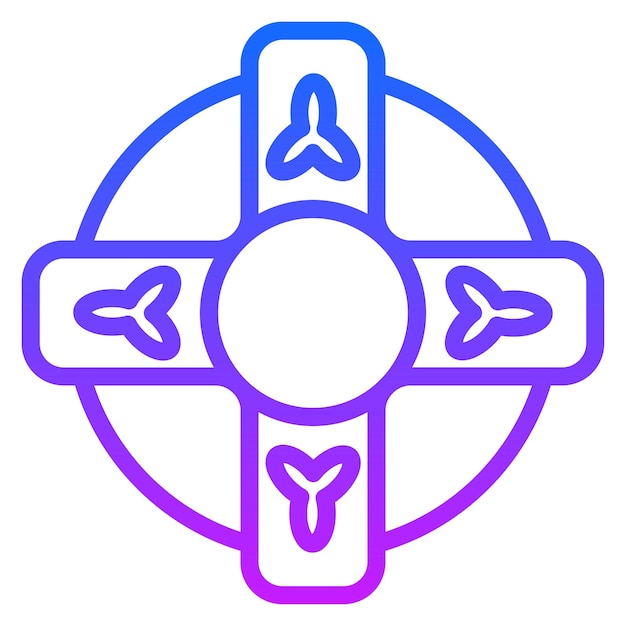 Iconos vectoriales de fuentes celtas