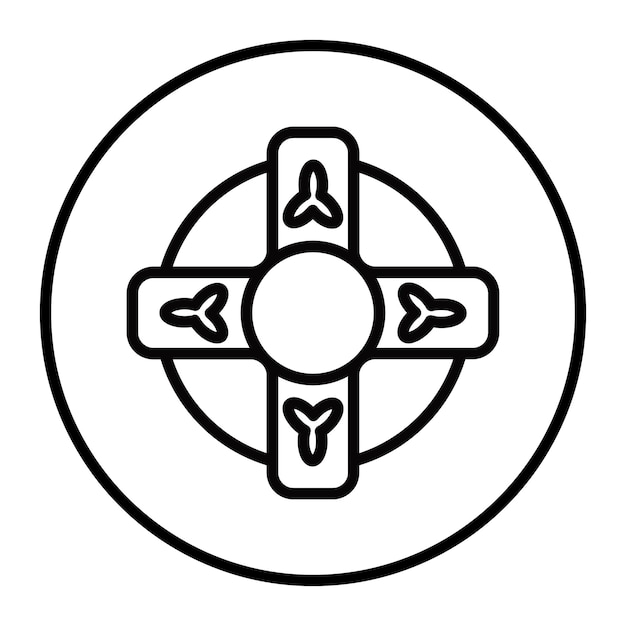 Iconos vectoriales de fuentes celtas