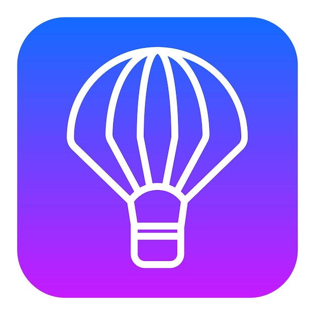 Iconos vectoriales de globos de aire