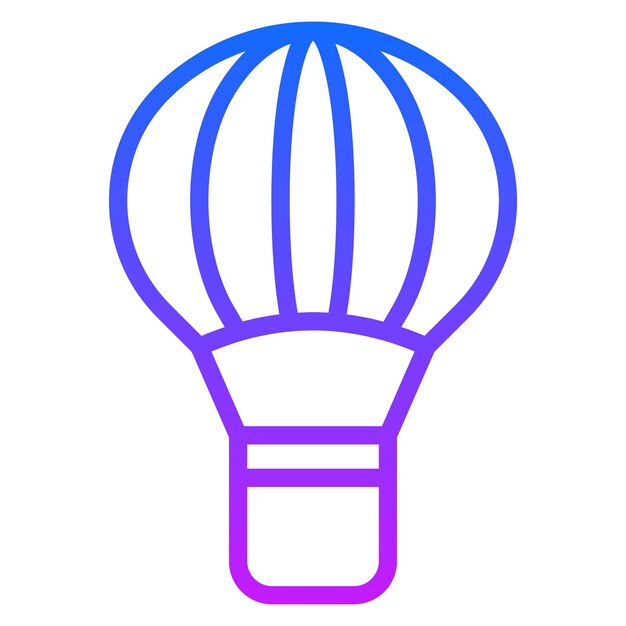Iconos vectoriales de globos de aire