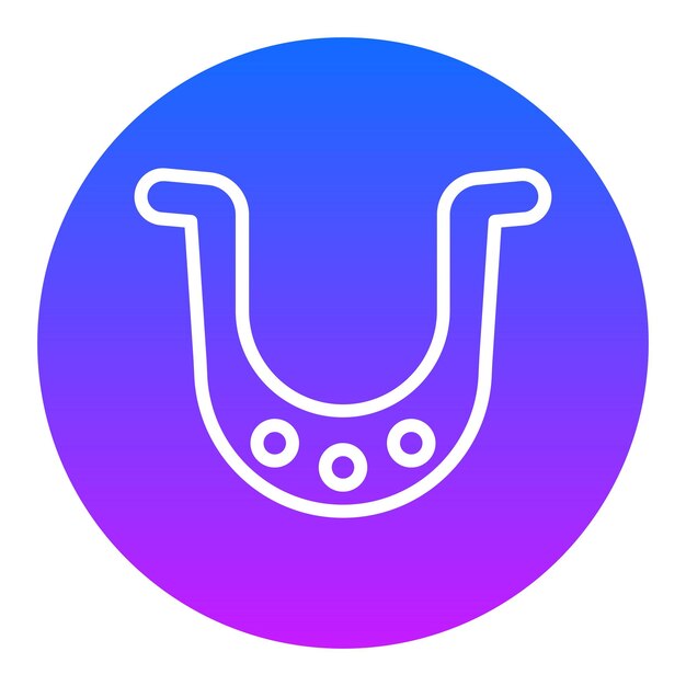 Iconos vectoriales de herradura