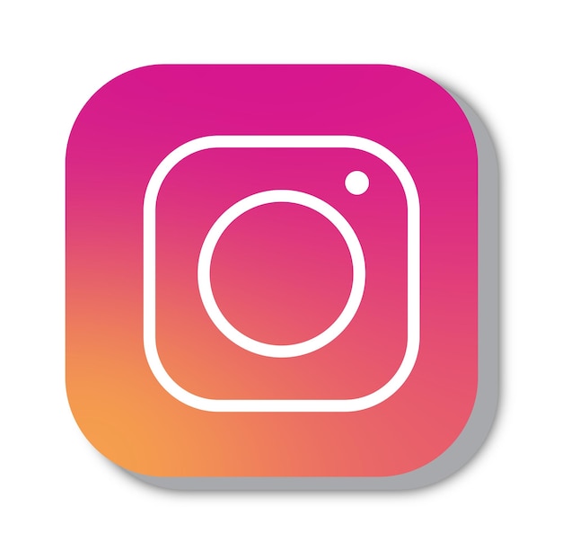 Vector iconos vectoriales de instagram