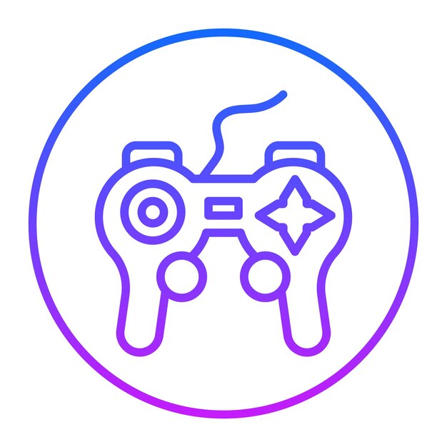 Iconos vectoriales del joystick