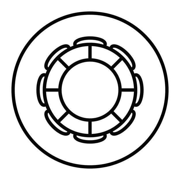 Iconos vectoriales de Lifebuoy