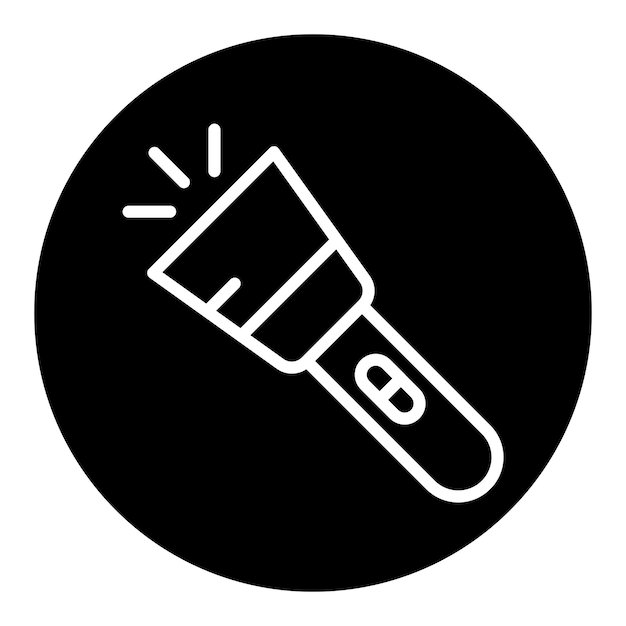 Iconos vectoriales de las linternas
