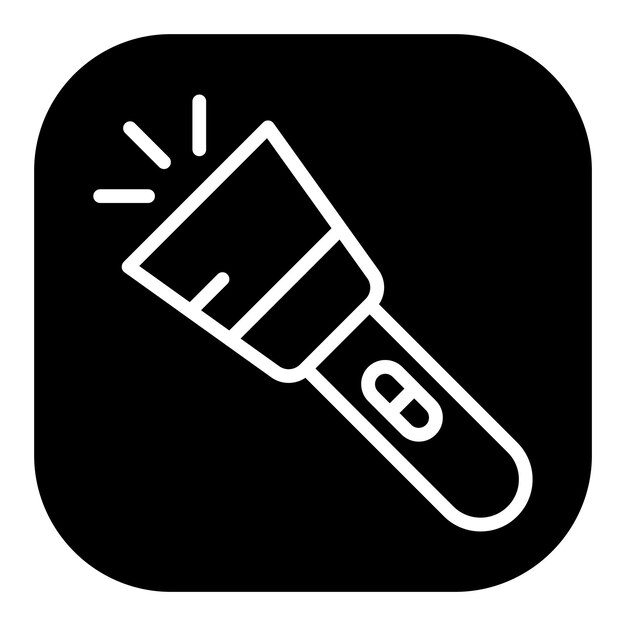 Iconos vectoriales de las linternas