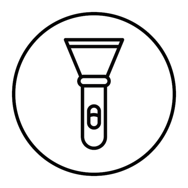 Iconos vectoriales de las linternas