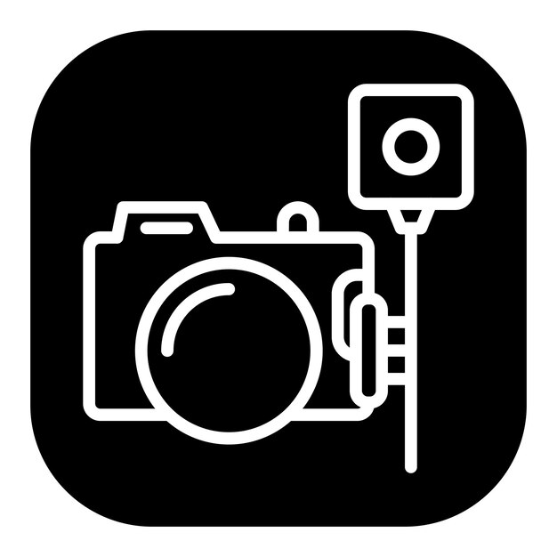 Iconos vectoriales de la lomografía
