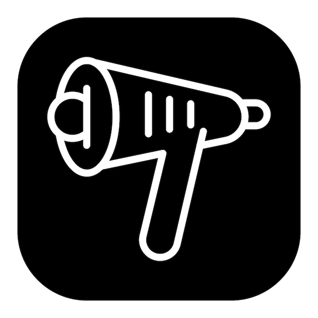 Iconos vectoriales de megáfono
