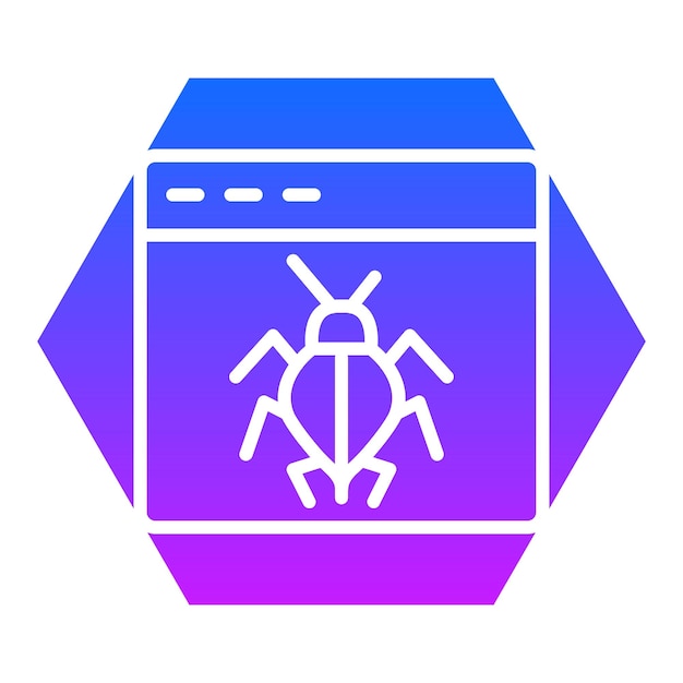 Iconos vectoriales del navegador hackeados