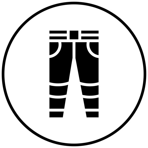 Iconos vectoriales de pantalones de bomberos Ilustración del conjunto de iconos de bomberos
