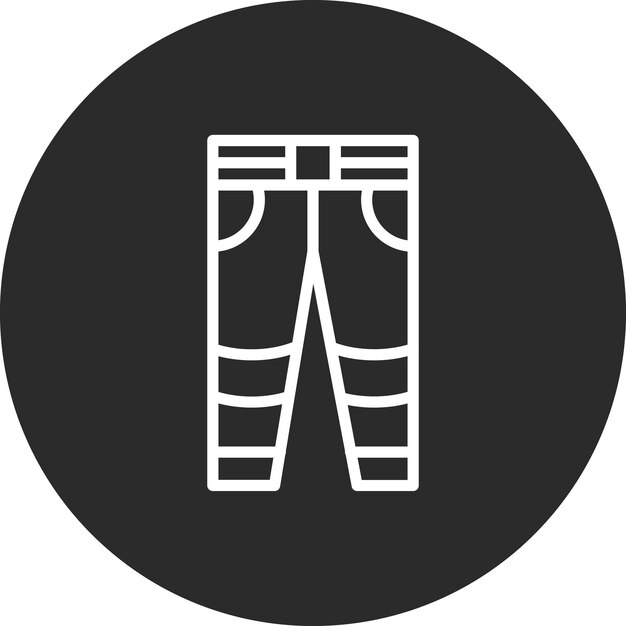Iconos vectoriales de pantalones de bomberos Ilustración del conjunto de iconos de bomberos