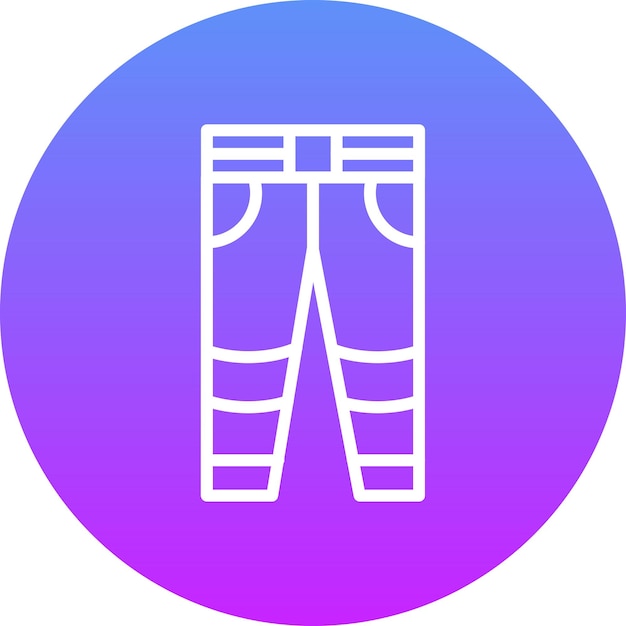 Iconos vectoriales de pantalones de bomberos Ilustración del conjunto de iconos de bomberos