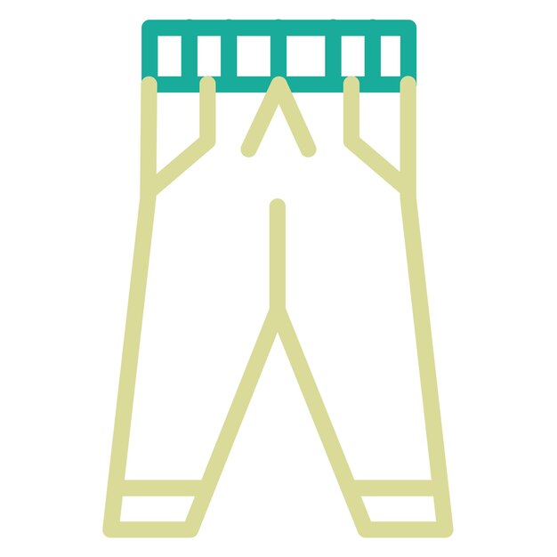 Iconos vectoriales de pantalones de negocios Ilustración del conjunto de iconos de negocios