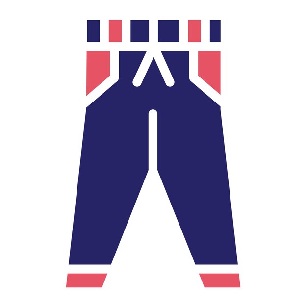 Iconos vectoriales de pantalones de negocios Ilustración del conjunto de iconos de negocios
